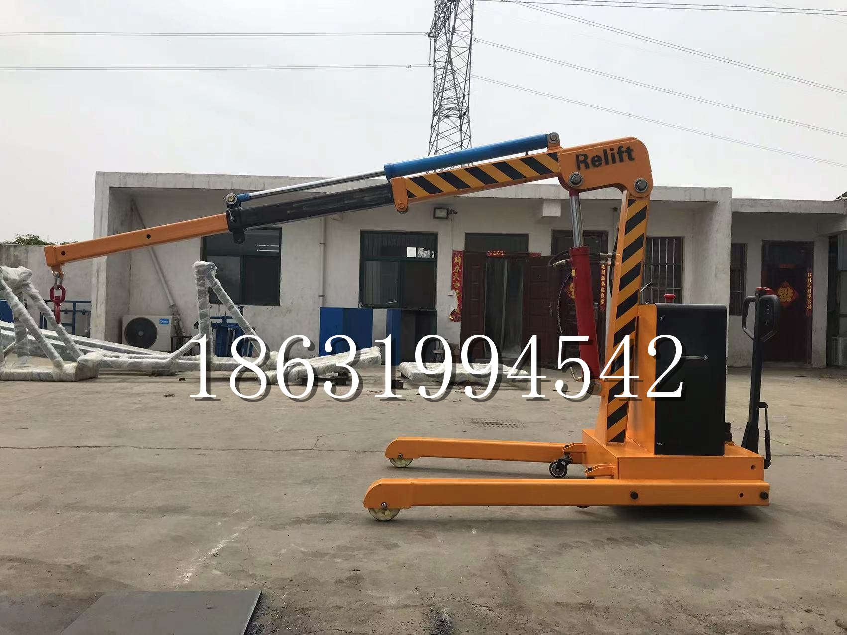 春日乡久征定做3吨三轮随车吊 农用园林绿化移树吊 平板工程用小吊机